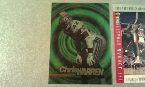 Chris Warren Seattle Seahawks 1995 Edge Tech OVERSIZE RARE Oddball - Picture 1 of 1