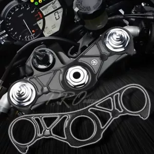 Almohadilla protectora de yugo 09-11 Yamaha YZFR1 R1 aspecto de fibra de carbono - Imagen 1 de 4