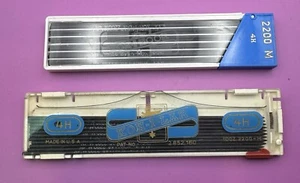 Vintage Koh-I-Noor Graphite Leads 2200-M 4H Set of 2 Total 23 Pieces - Picture 1 of 3