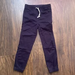 H&M Navy Blue Boy Cotton Joggers Size 6  - Picture 1 of 4