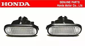 HONDA GENUINE 92-95 CIVIC EG6 SIR Front Fender Turn Marker Lamp Light Set OEM - Picture 1 of 2