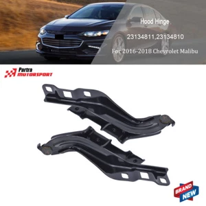 Compatible para Chevrolet Malibu 2016-2018 lado izquierdo+derecho bisagra capó negro NUEVO - Imagen 1 de 11
