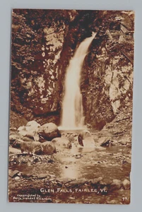 POSTAL CON FOTO REAL FAIRLEE VERMONT BONITA VISTA ANTIGUA DE GLEN CATARATAS (D-61) - Imagen 1 de 2