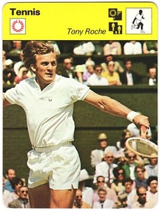 Tony Roche 1979 Rencenter Co. Tennis Card