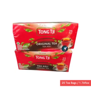 Té negro indonesio original TONG TJI té delicioso aroma exótico hierba 2 pax - Imagen 1 de 14
