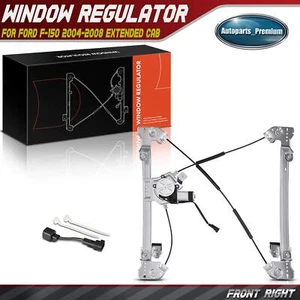 Power Window Regulator with Motor for Ford F-150 04-08 Extended Cab Front Right - Picture 1 of 9