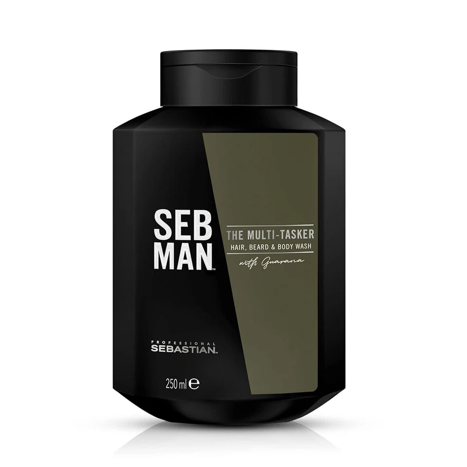 SEB MAN The Multitasker - 3in1 - Hair, Beard & Body Wash 250ml