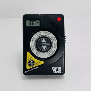 Metrónomo de cuarzo electrónico Qwik Time 1995 probado - Imagen 1 de 7