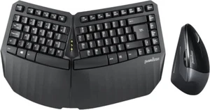 perixx PERIDUO-813B UK, Wireless Ergonomic Compact Keyboard & Vertical Mouse - Picture 1 of 6