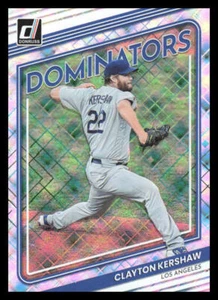 2022 Donruss Clayton Kershaw #D-1 Dominators Diamond Los Angeles Dodgers - Picture 1 of 2