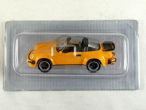 Porsche Turbo 911 Turbo Cabrio, gelb-orange, Italien, 1:43, original verschweißt - Picture 1 of 3