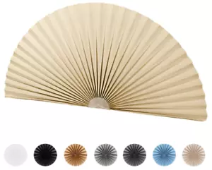 Self Adhesive Shades Half Moon Round Window Cover Easy to Cut&Install Beige 90CM - Picture 1 of 8