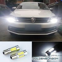 Volkswagen Jetta Daytime DRL Light 2x Error Free White CREE LED Bulbs For 2011