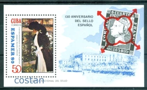 1980 Painting,Clotilde in Garden La Granja/by Sorolla,Spain # 1,Caribbean,63,MNH - Picture 1 of 1