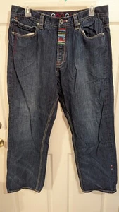 Vintage Coogi Australia Jeans Y2K Embroidered Denim 40 x 34 Baggy Street - Picture 1 of 11