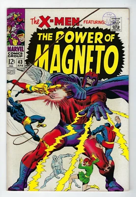 X-Men # 43 Marvel Silver Age The Power of Magneto Apr 1968 FN+ - Image 1 of 4