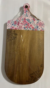 The Pioneer Woman Pretty Posies Holz Schneidebrett Wurstwaren Käse Servieren - Bild 1 von 4