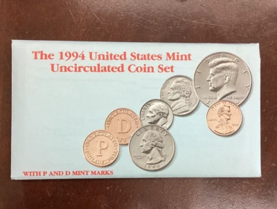 1994 United States Mint Uncirculated Coin Set - Image 1 of 4