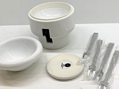 JUEGO FONDUE CHOCOLATE SAGAFORM - CERÁMICA COMPACTA - PEQUEÑA - SALSA DE FRUTAS - Foto 1 de 4