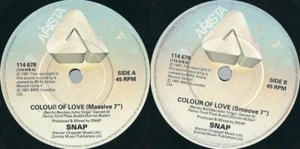 DISCO 45 GIRI SNAP – COLOUR OF LOVE - Bild 1 von 1