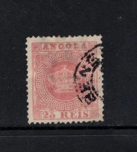 Angola 1870 25r Corona Portuguesa FU Sc 4 - Imagen 1 de 1