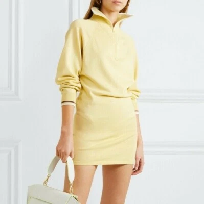 $515 Isabel Marant Etoile Cuello Alto Dita Elástico Tejido Deportivo Suéter Mini Vestido Foto 1 de 4