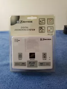 Emerson Digital Answering Machine System Tapeless Recording Model EM-1200 NEW - Photo 1/10