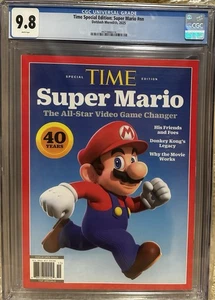 CGC 9.8 EDICOLA Super Mario Bros. 40° Anniversario Rivista Tempo - Foto 1 di 2