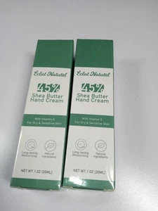 Eclat Naturel Shea Butter Hand Cream-1 Oz-Lot of 2-with Vitamin E - Picture 1 of 2