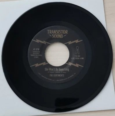 The Sentiments  She Won't Be Gone Long sweet soul deep soul Daptone 7" - Image 1 of 2