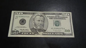 FEDERAL RESERVE NOTE 1996 $50 DOLLAR BILL IN GREAT CONDITION!!!!! - Picture 1 of 3