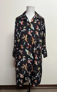 GORMAN x Rebekah Callaghan | Long Butterfly Raincoat Trench Jacket | Size M - Picture 1 of 14