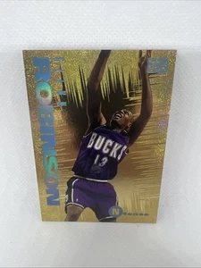Tarjeta de radiocontrol de novato Skybox 1994-95 baloncesto Glenn Robinson lámina de oro intenso #10 - Imagen 1 de 2