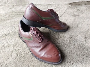 Mizuno Leather Spiked Golf Shoes, Size 6.5 UK .Very Good Condition. - Picture 1 of 10