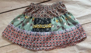 Matilda Jane Once Upon a Time Croquet Molly Skirt School Houses Trees Size 6 - Picture 1 of 3