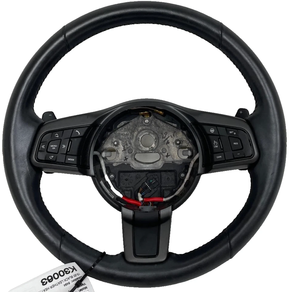 2016-2020 JAGUAR F-TYPE LEATHER HEATED STEERING WHEEL W/ CONTROLS GX53-3F563-SE Foto 1 de 4