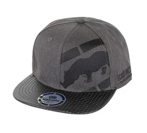 ecko unltd Snapback Flat Bill Hat Streetwear Adjustable Fit Black - Picture 1 of 5