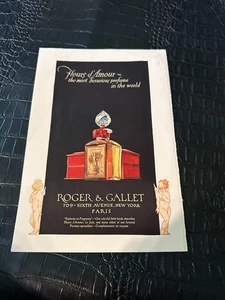 REVISTA ANUNCIO DE PRINCIPIOS DE 1900 #A5-016 - PERFUME ROGER Y GALLET - PARÍS - Imagen 1 de 1