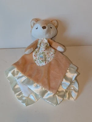 Douglas Baby Fox Plush Lovey Security Blanket Lil Snuggler Woodland Satin  - Image 1 of 4