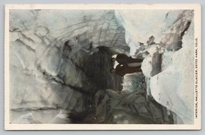 Cartolina Interior Halletts Glacier Estes Park Colorado CO - Foto 1 di 2