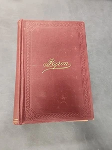 ANTIQUE RARE 1894 Byrons Complete Works Illustrated, Poems And Dramas - Picture 1 of 9