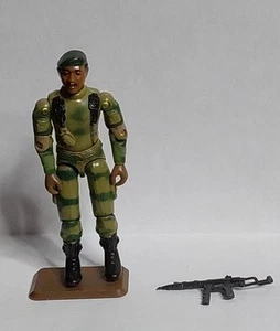 GI Joe Stalker 1983 v1.5 COMPLETE w/File Card Swivel Arm Vintage - Picture 1 of 6