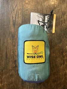 Wise Owl Camping Hammock Portable Hammock w/Tree Straps, Double Light Green - Picture 1 of 3