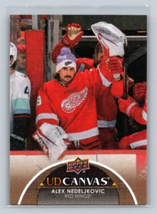2021-22 Upper Deck ES #C298 Alex Nedeljkovic -UD Canvas-Detroit Red Wings - Imagen 1 de 2