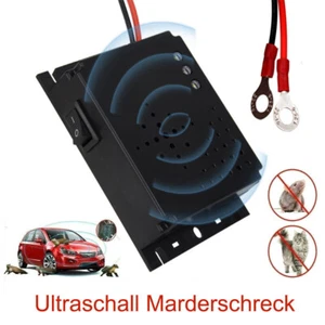 Ultraschall Marderschreck Marderabwehr Marderschutz Repeller für Haus Auto KFZ - Bild 1 von 23