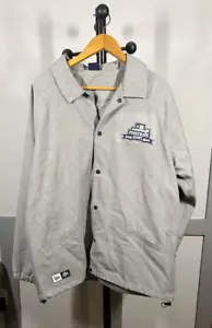 New Era Yankees Pinstripe Bowl Jacket Gray Snap Size 3XL - Picture 1 of 9