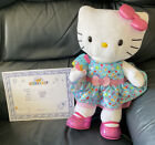 Build A Bear Hello Kitty Summer Time W/dress Swimsuit Shoes Popsicle & Cert Nwt