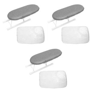 3 Sets Bügelbrettset Reisen Wärmeisolierendes Pad Mini-Bügelbrett - Bild 1 von 12