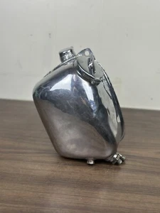 Triumph T100 GP T100C Racing Grand Prix Competition Oil Tank Chrome - Picture 1 of 13