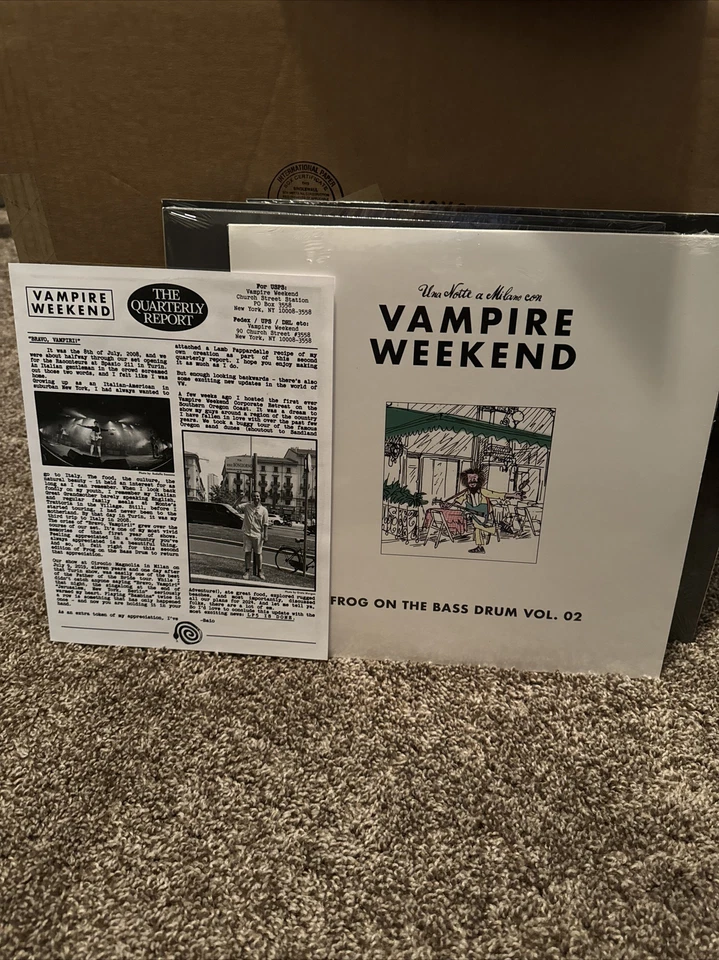 VAMPIRE WEEKEND - Frog On The Bass Drum Vol. 2 Vinyl LP + Newsletter - Ships Now - Image 1 of 1